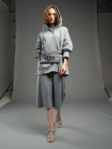 Поясная сумка W2, серая фото 21