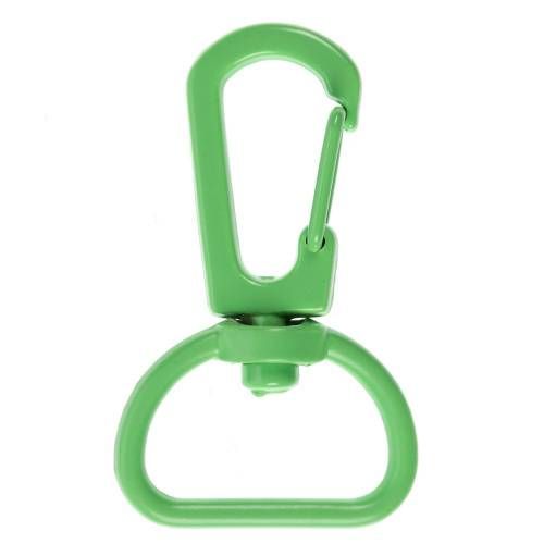 Застежка-карабин Snap Hook, M, зеленый неон фото 2