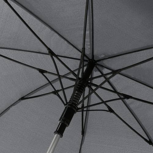 Зонт-трость Alu Golf AC, серый фото 6