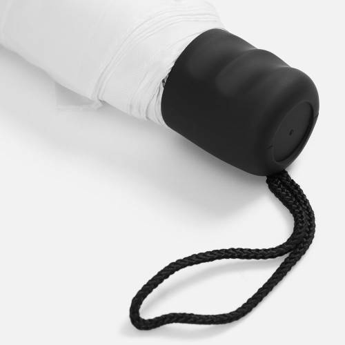 Зонт складной Basic, белый фото 7 Зонт складной Basic, белый фото 7