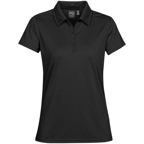 Рубашка поло женская Eclipse H2X-Dry, черная фото 2