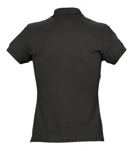 Рубашка поло женская Passion 170, черная фото 3