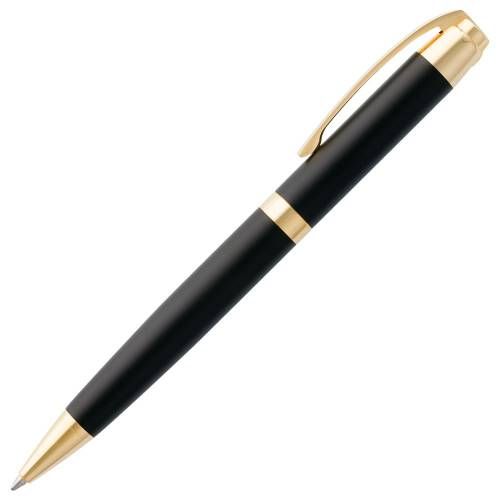 Ручка шариковая Razzo Gold, черная фото 3