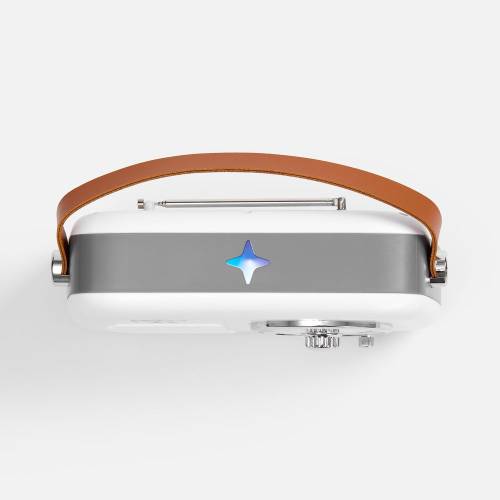 Bluetooth-колонка с радио Retronica, белая фото 10