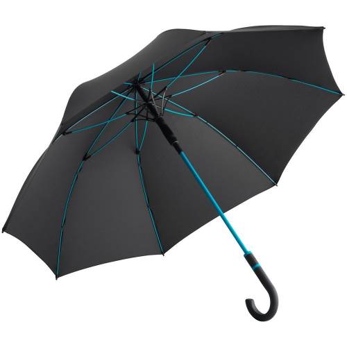 Зонт-трость с цветными спицами Color Style, бирюзовый фото 3