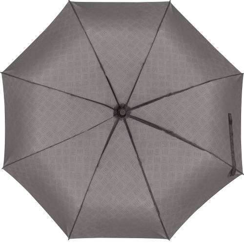 Зонт складной Hard Work с проявляющимся рисунком, серый фото 2