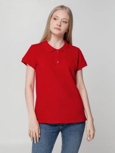 Рубашка поло женская Virma Lady, красная фото 6