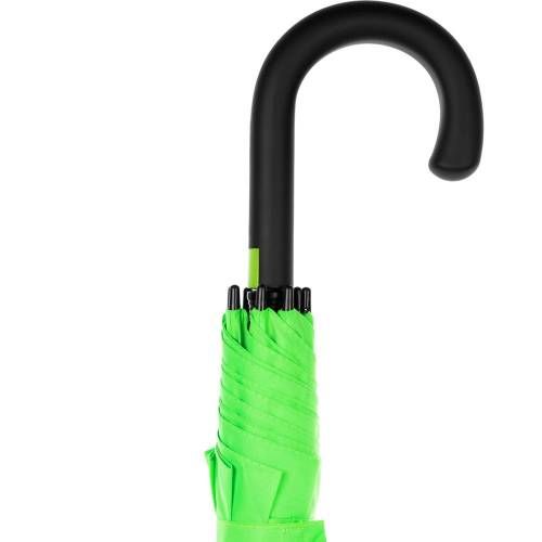 Зонт-трость Undercolor с цветными спицами, зеленое яблоко фото 6
