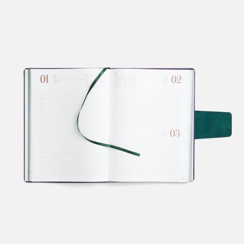Ежедневник Grande Strap на заказ, датированный, фиолетовый фото 10