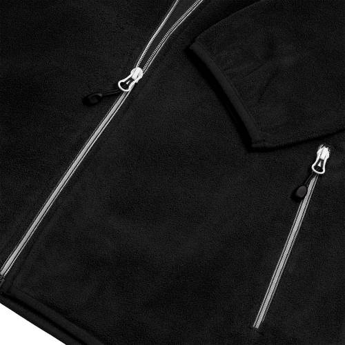 Куртка флисовая мужская Twohand, черная фото 4