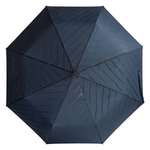 Складной зонт Magic с проявляющимся рисунком, темно-синий фото 2