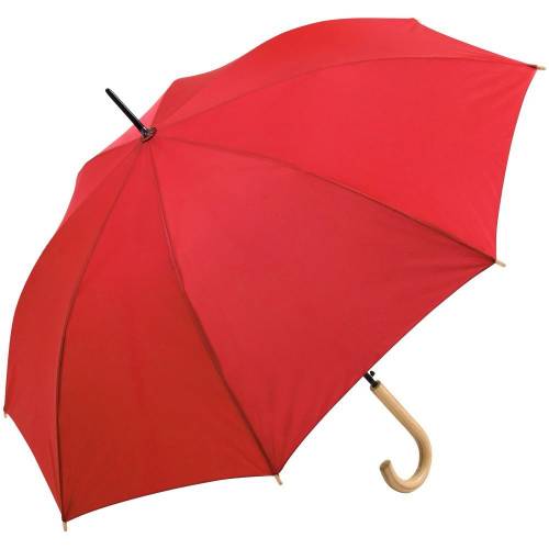Зонт-трость OkoBrella, красный фото 2