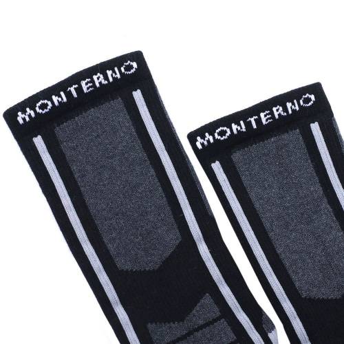 Набор из 2 пар мужских термоносков Monterno Sport, черный и фиолетовый фото 5