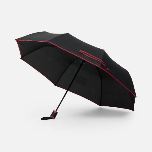 Зонт складной Edgeline, красный фото 2