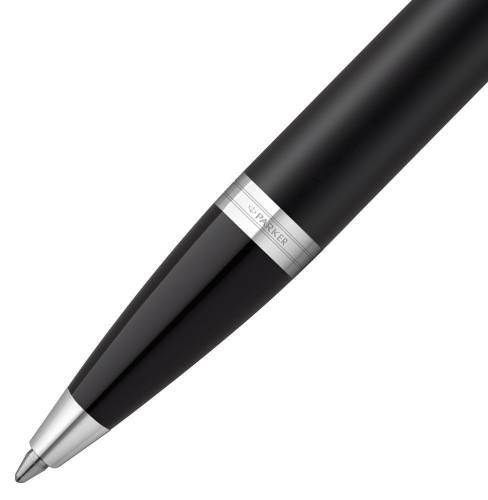 Ручка шариковая Parker IM Essential Muted Black CT, черная фото 4