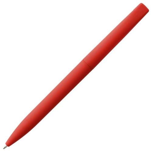 Ручка шариковая Pin Soft Touch, красная фото 5