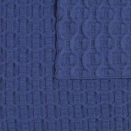 Плед Braidera, синий (черника) фото 4