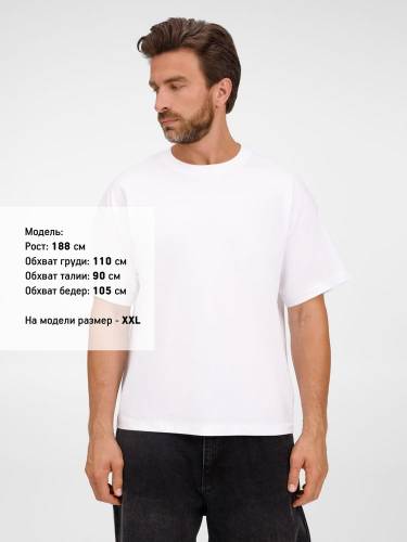Футболка оверсайз унисекс Legacy, белая фото 5