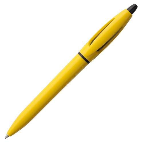 Ручка шариковая S! (Си), желтая фото 4