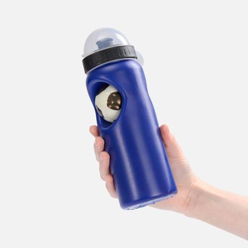 Бутылка с антистрессом Footballer, синяя фото 6