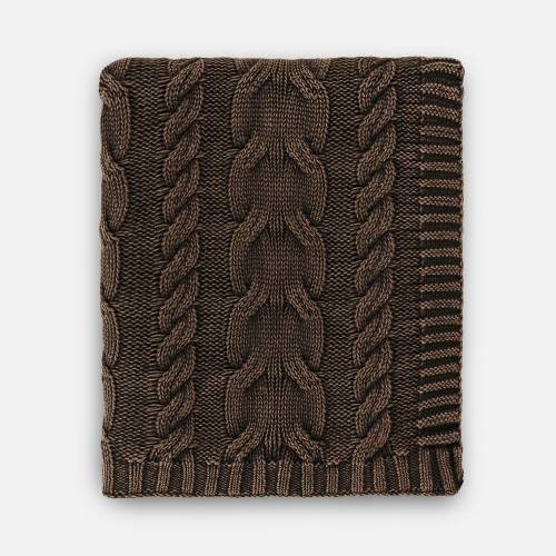 Плед Hygge, коричневый