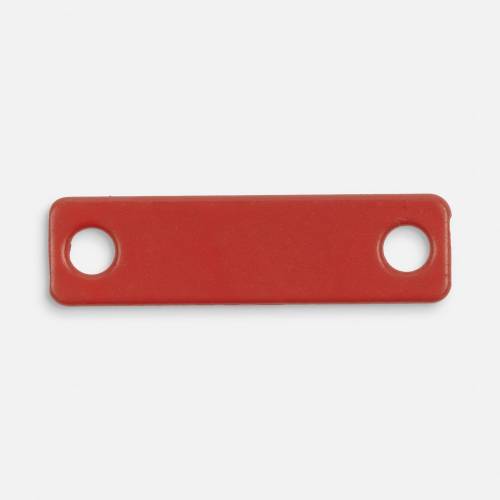 Шильдик металлический Alfa Liten, красный Шильдик металлический Alfa Liten, красный