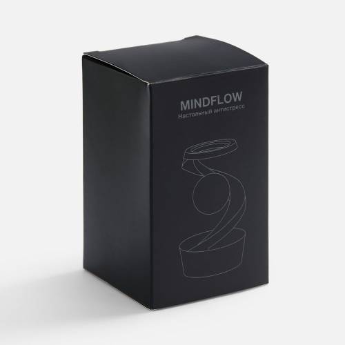 Настольный антистресс Mindflow, черный с серебристым фото 9