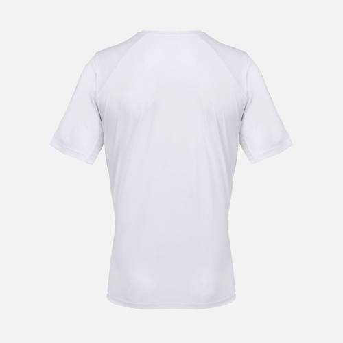 Футболка спортивная унисекс Storm, белая фото 3