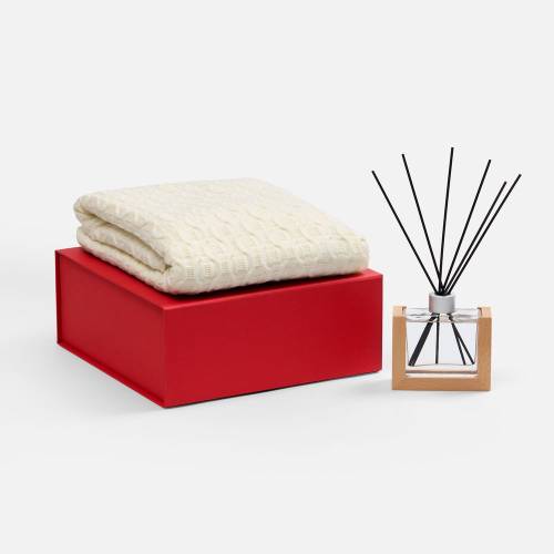 Коробка складная Quadra Fold, красная фото 6 Коробка складная Quadra Fold, красная фото 6