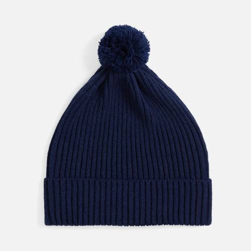 Шапка Catch Match с помпоном, темно-синяя фото 2 Шапка Catch Match с помпоном, темно-синяя фото 2