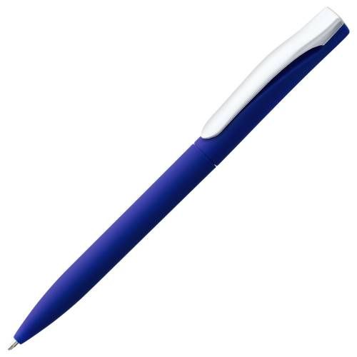 Ручка шариковая Pin Soft Touch, синяя фото 2