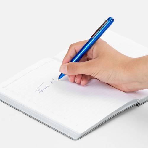 Ручка шариковая Scribo, синяя фото 5 Ручка шариковая Scribo, синяя фото 5