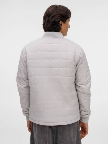 Куртка унисекс Warmbridge, светло-серая фото 11