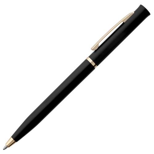 Ручка шариковая Euro Gold, черная фото 3