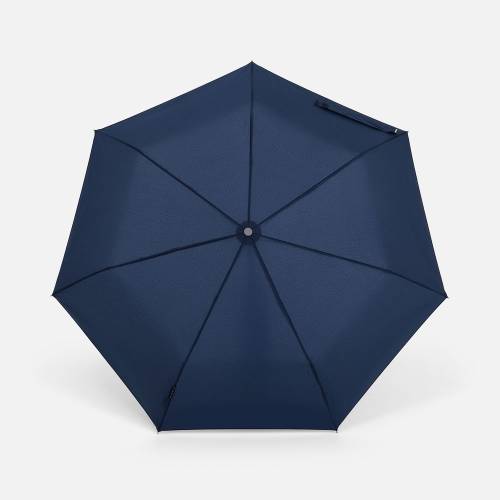 Складной зонт Take It Duo, темно-синий фото 3