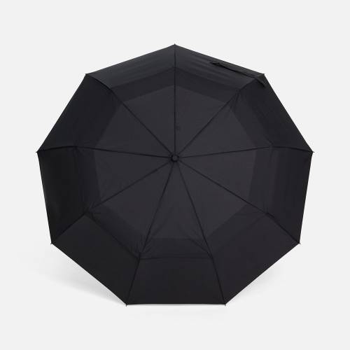 Складной зонт Dome Double с двойным куполом, черный фото 3