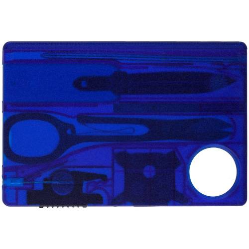 Набор инструментов SwissCard Lite, синий фото 4