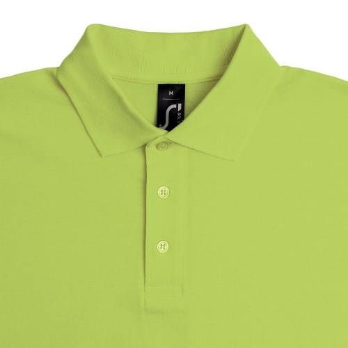Рубашка поло мужская Summer 170, зеленое яблоко фото 4