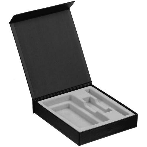 Коробка Rapture для аккумулятора 10000 мАч, флешки и ручки, черная фото 2