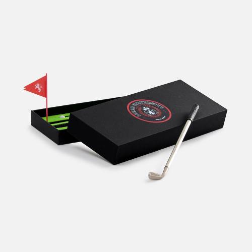 Настольный мини-гольф Golfink, черный с зеленым яблоком фото 11