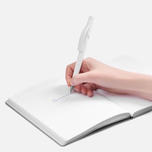 Ручка шариковая Prodir DS2 PPC, белая фото 7