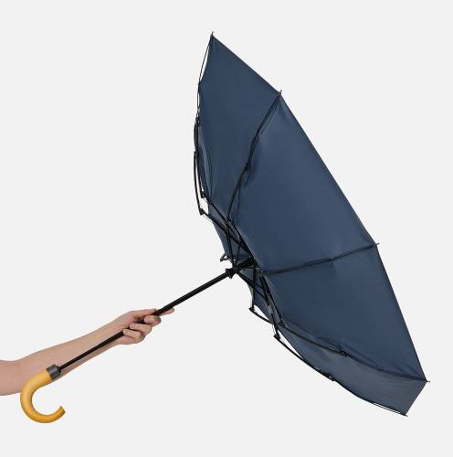 Зонт складной Classic, темно-синий фото 8
