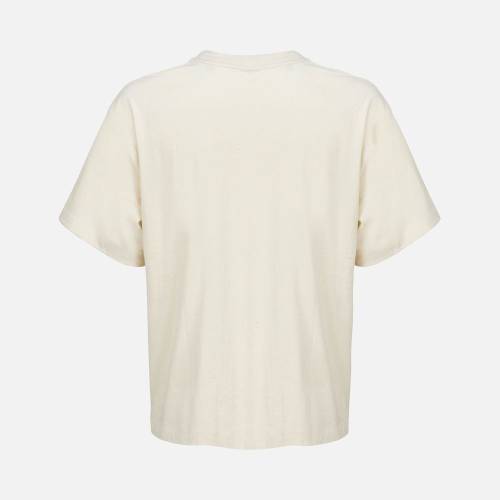 Футболка оверсайз унисекс Legacy, светло-бежевая (неокрашенная) фото 3