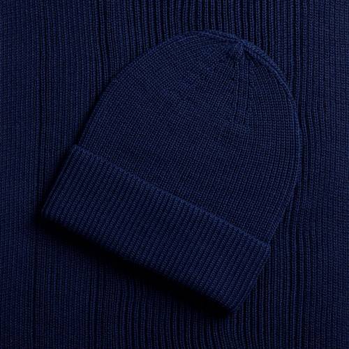 Шарф Nobilis Mono, темно-синий фото 5