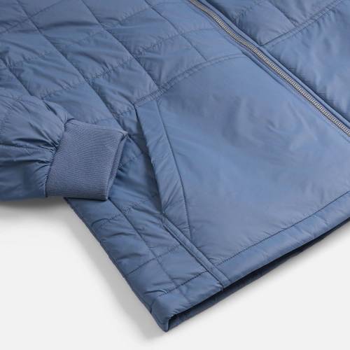 Куртка унисекс Warmbridge, синяя (джинс) фото 5