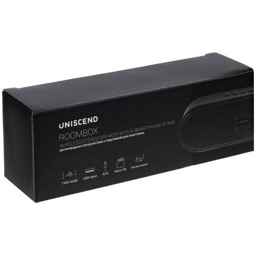 Беспроводная стереоколонка Uniscend Roombox, черная фото 16