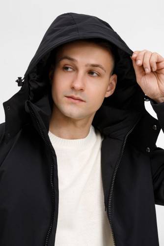 Куртка-парка унисекс Sfera, черная фото 17