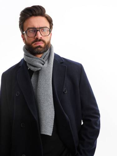 Шарф Bernard, серый меланж фото 10 Шарф Bernard, серый меланж фото 10