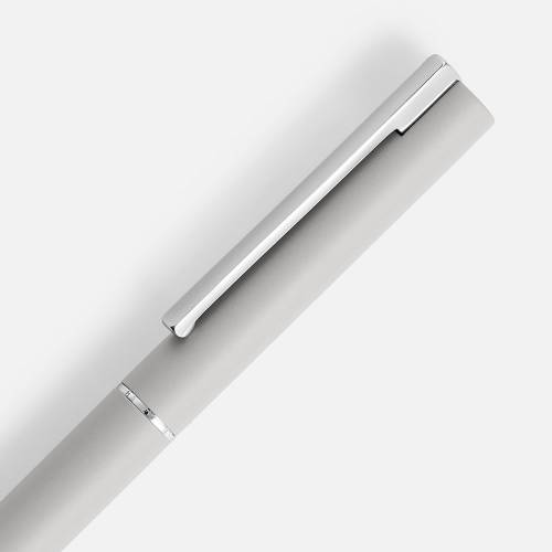 Ручка шариковая Blade Soft Touch, серая фото 4