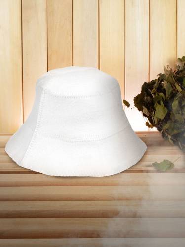 Банная шапка Panam, белая фото 5